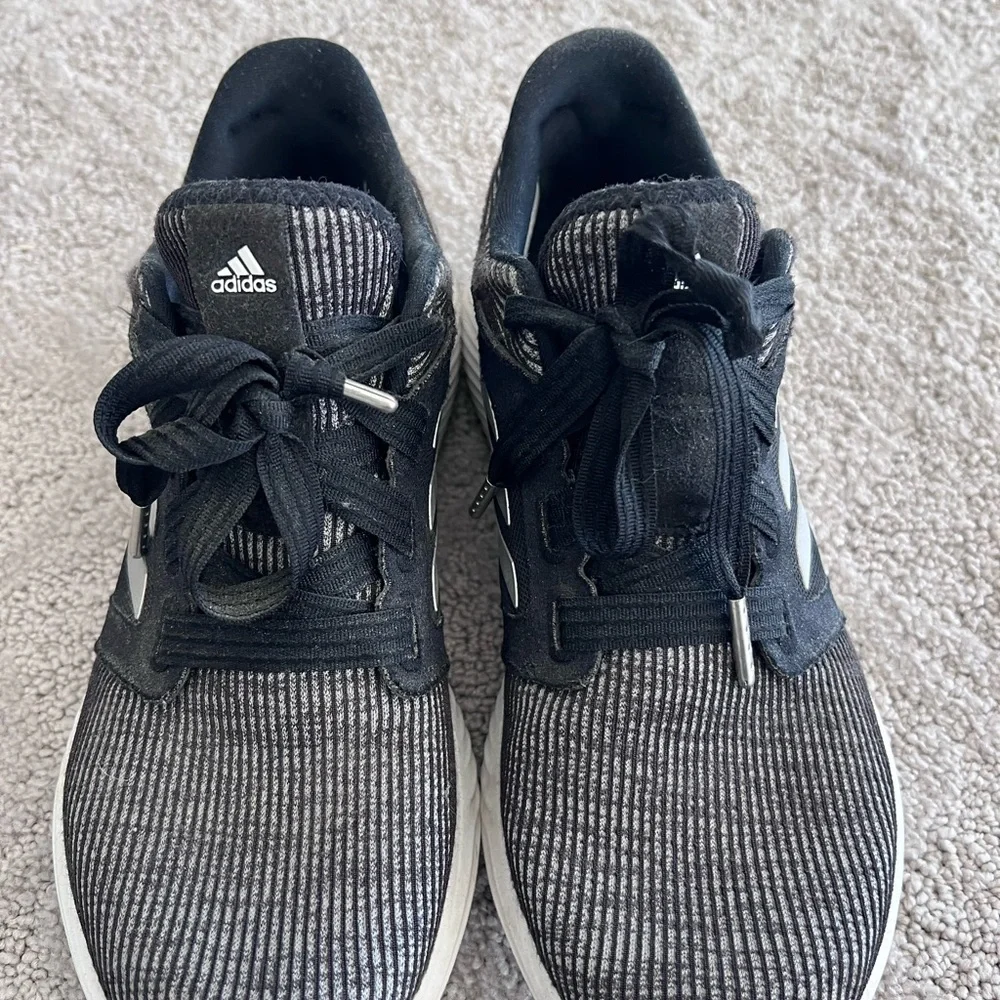 adidas Black and Gray Athletic Sneakers - Picture 2 of 3